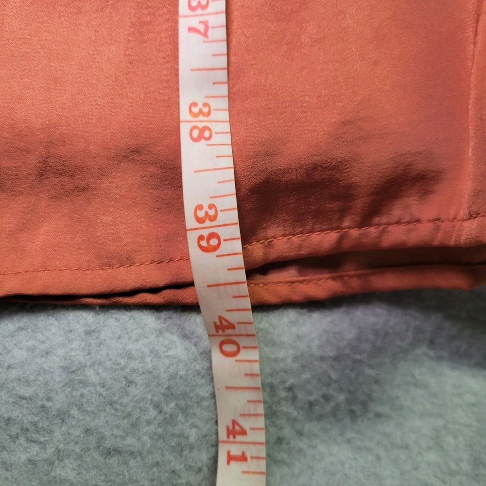 Dolan Left Coast Collection Mixed Media Tank Dress Rose Terracotta V-Neck Small - Picture 8 of 11